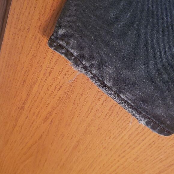 Slightly Distressed Vintage Mens Black Lee Jeans Sz 36" x 30" - Picture 3 of 8